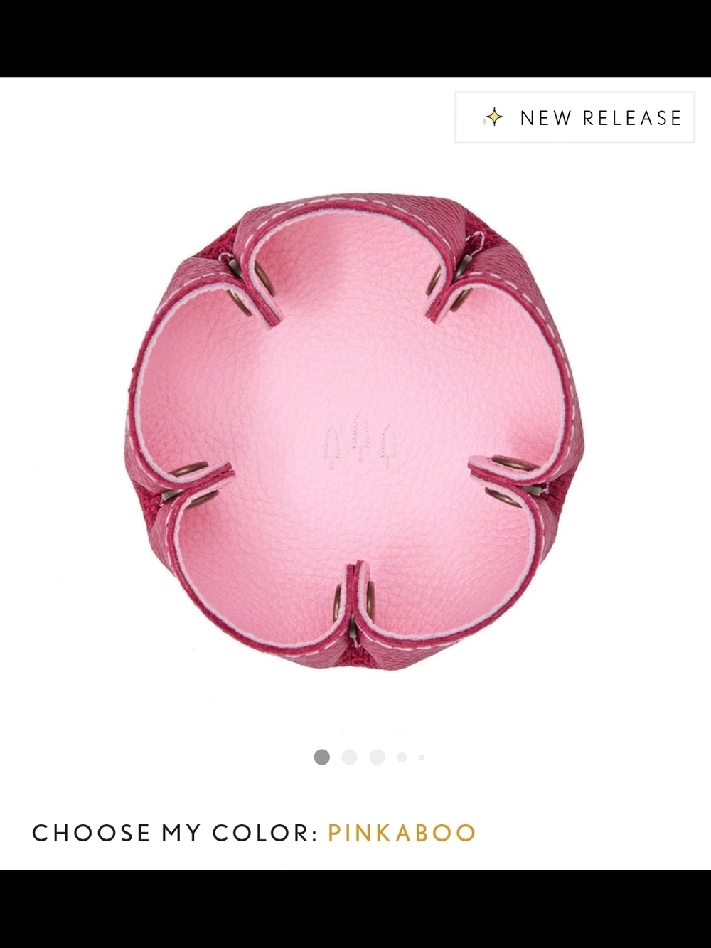 Portland Leather Reversible Trinket Tray * Catchfly *